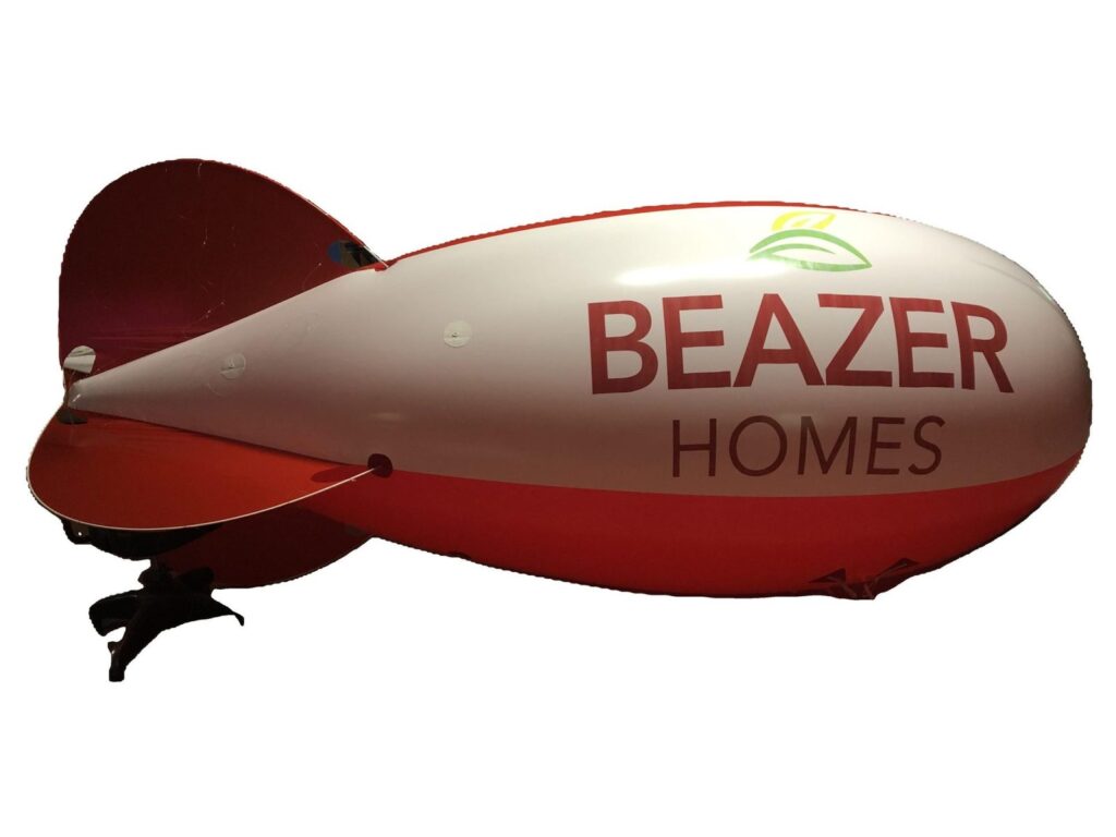 13ft advertising blimps by Arizona Balloons
